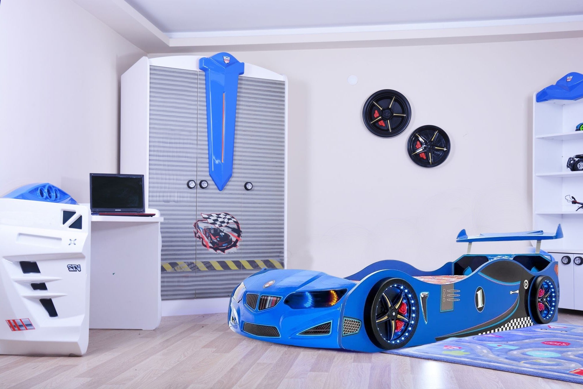 GT1 Twin Race Car Bed: Comfort and Style for Your Little Racer