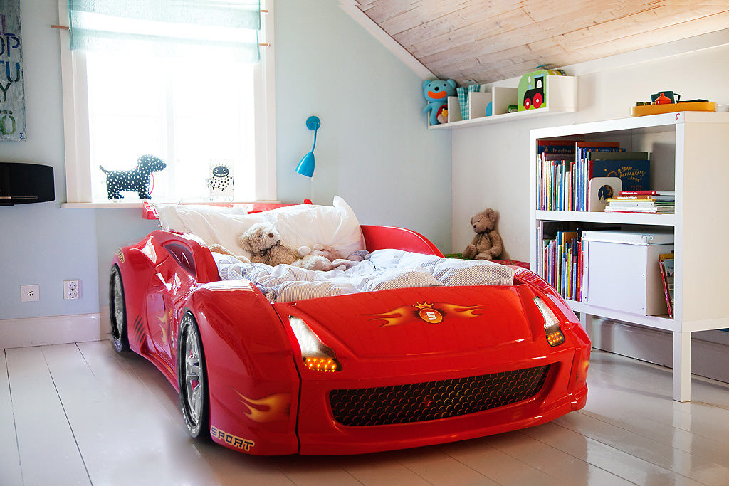 Racing car sales bed fantastic furniture