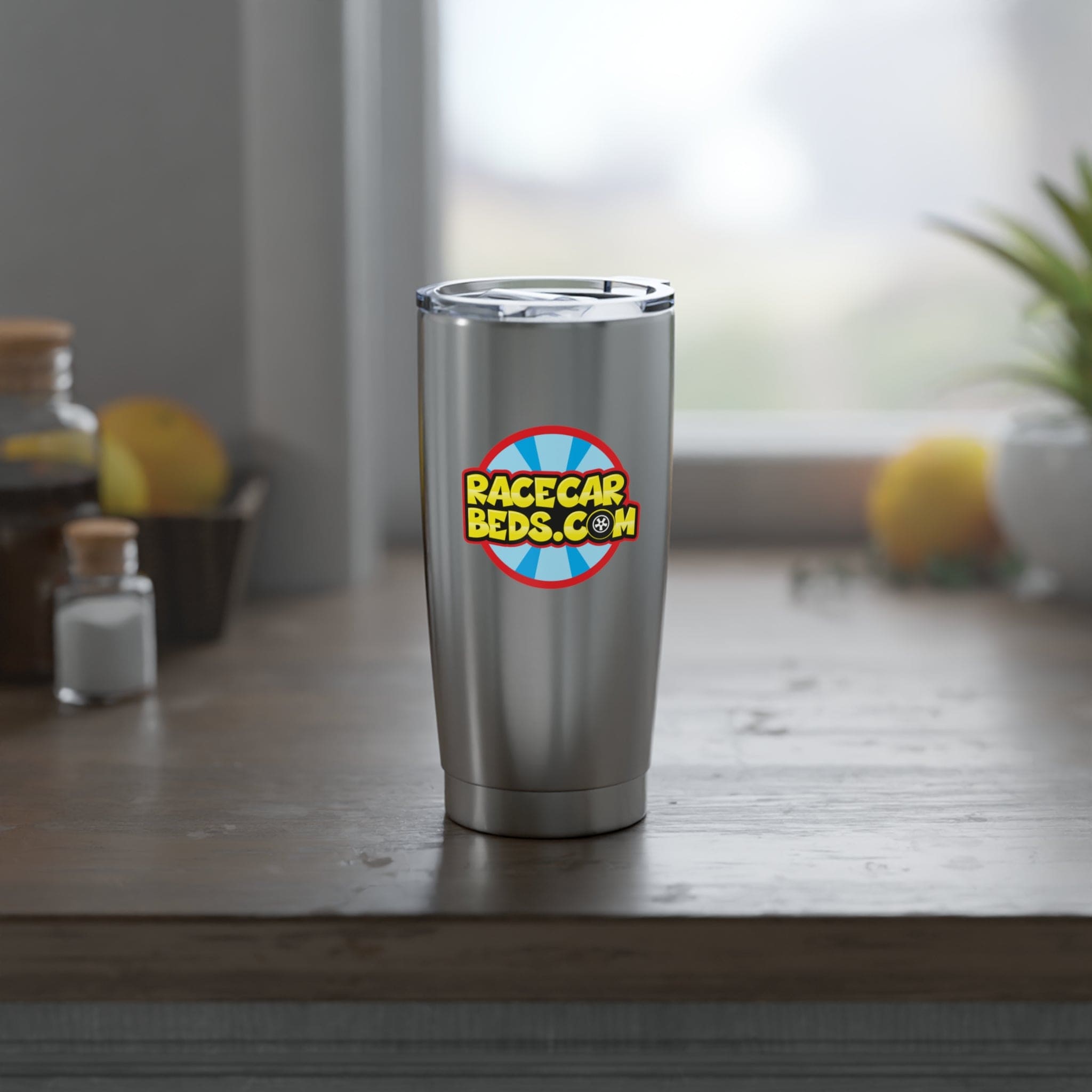 Race Car Beds Vagabond 20oz Tumbler – Insulated Travel Mug for Adventurers & Car Lovers