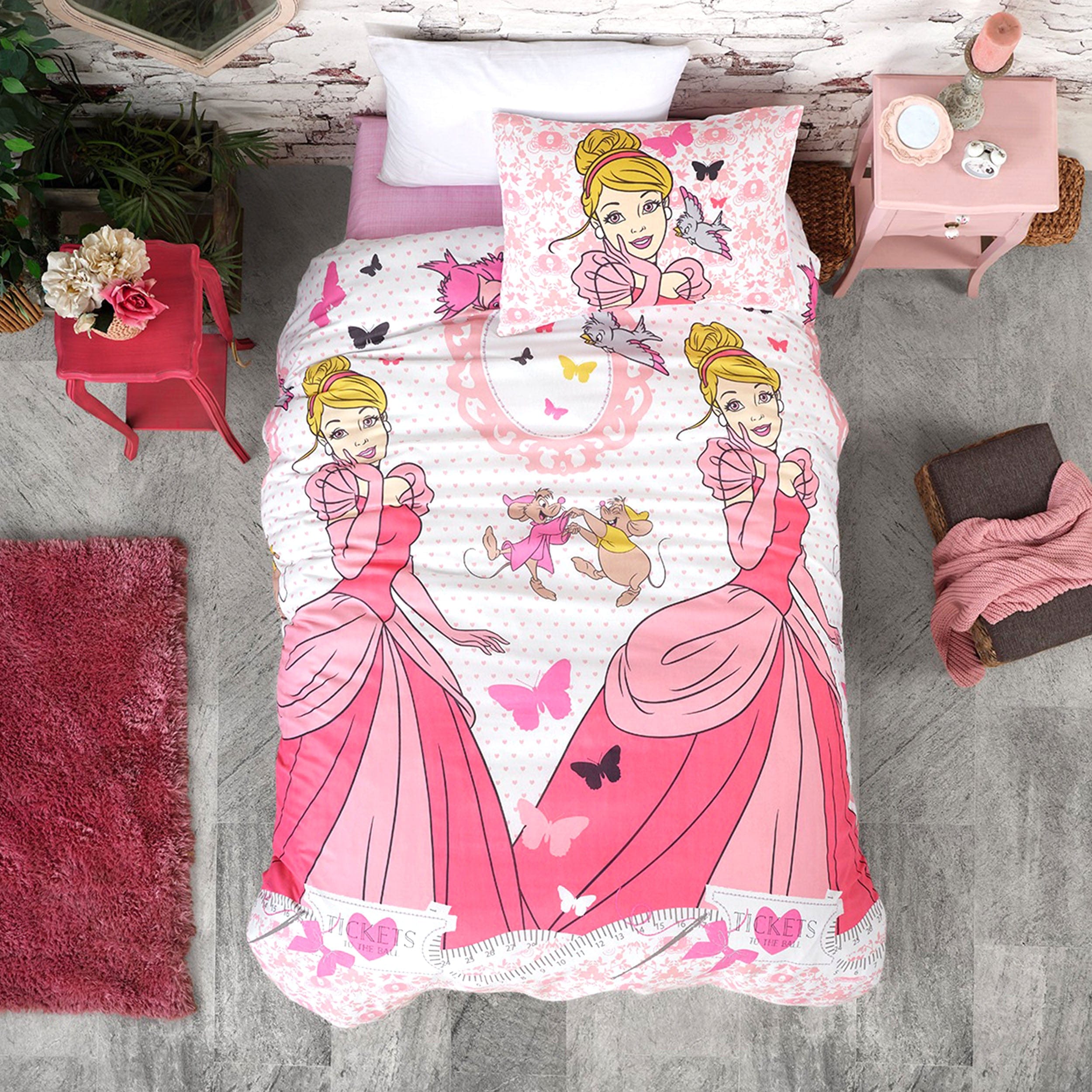 PRETTY PRINCESS Bed Duvet Cover Set