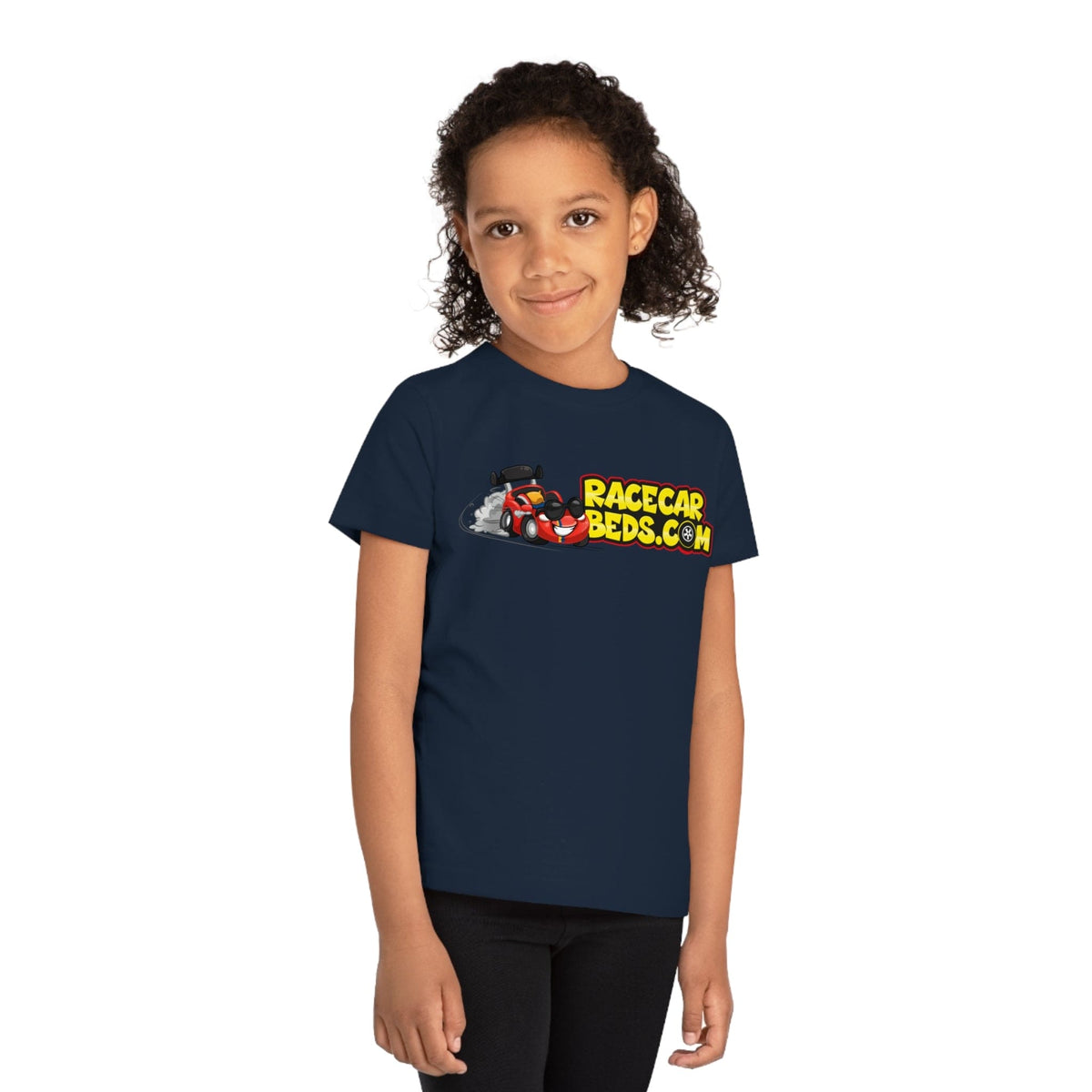 Race Car Beds Kids Organic Cotton T-Shirt