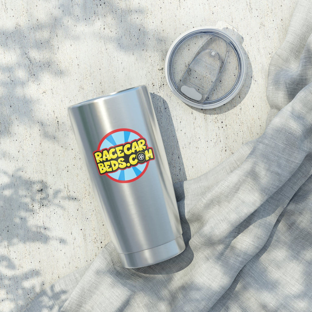 Race Car Beds Vagabond 20oz Tumbler – Insulated Travel Mug for Adventurers & Car Lovers