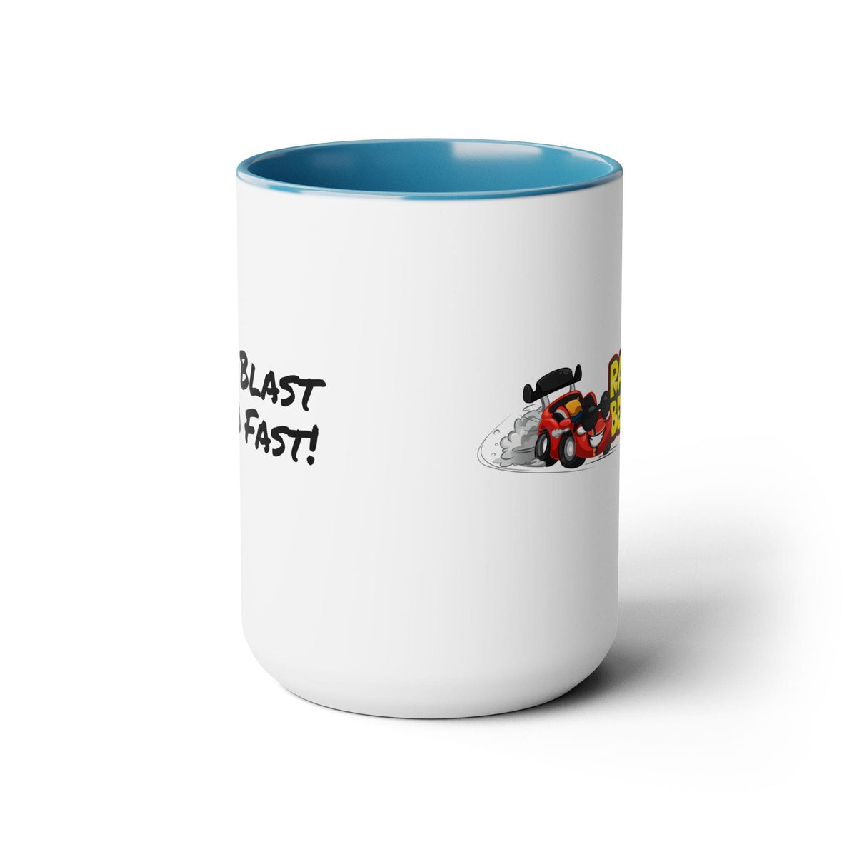 Race Car Beds Two-Tone Coffee Mug, 15oz