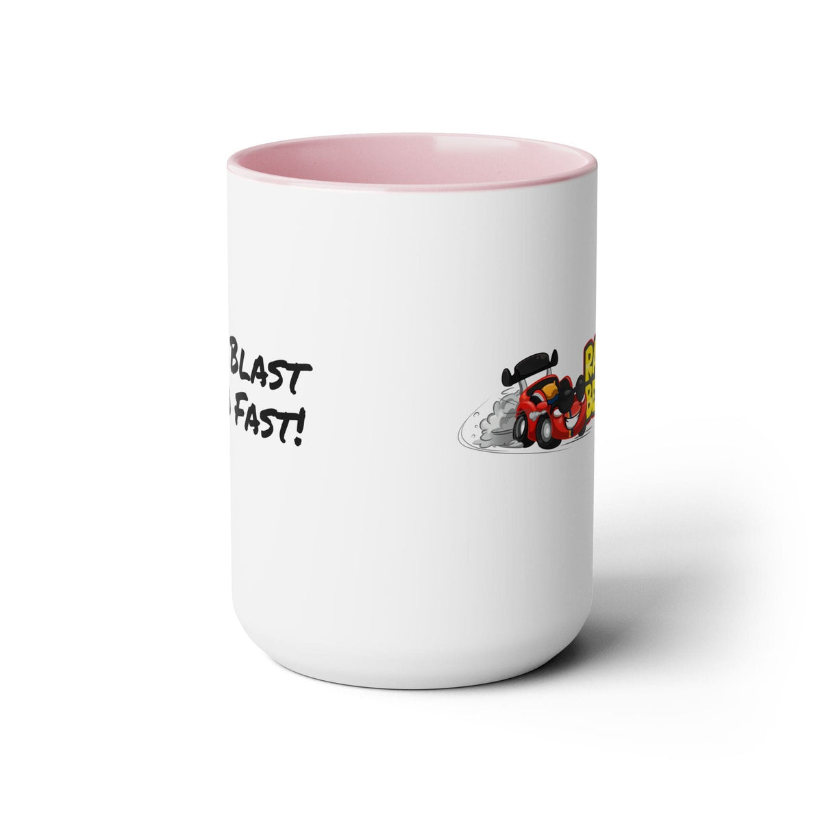Race Car Beds Two-Tone Coffee Mug, 15oz