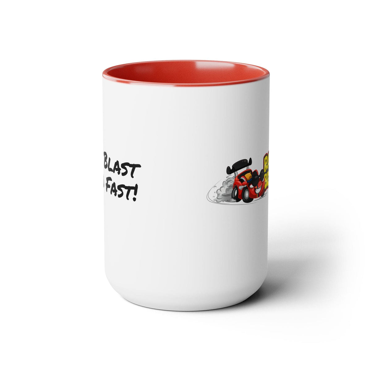 Race Car Beds Two-Tone Coffee Mug, 15oz