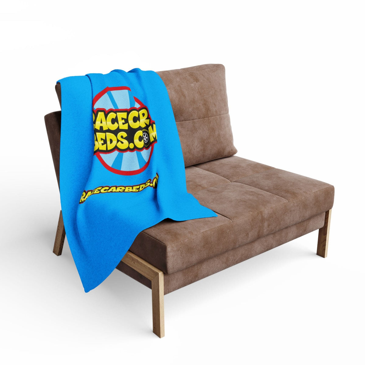 Race Car Beds Arctic Fleece Blanket – Soft Throw for Kids, Car Lovers & Race Day Decor, Blue