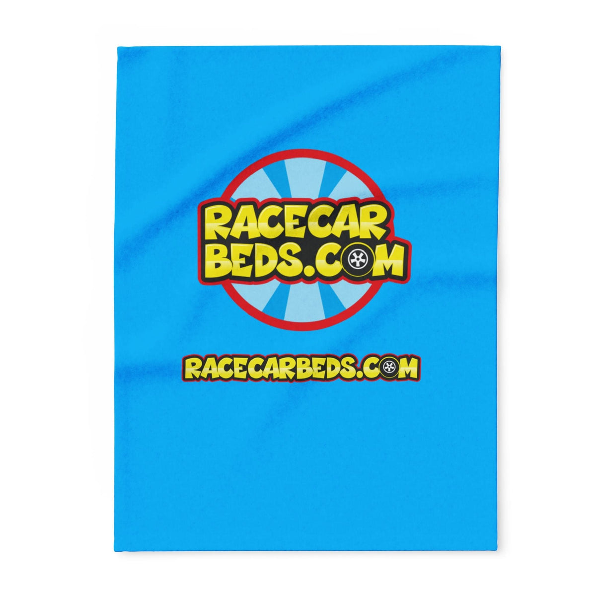 Race Car Beds Arctic Fleece Blanket – Soft Throw for Kids, Car Lovers & Race Day Decor, Blue
