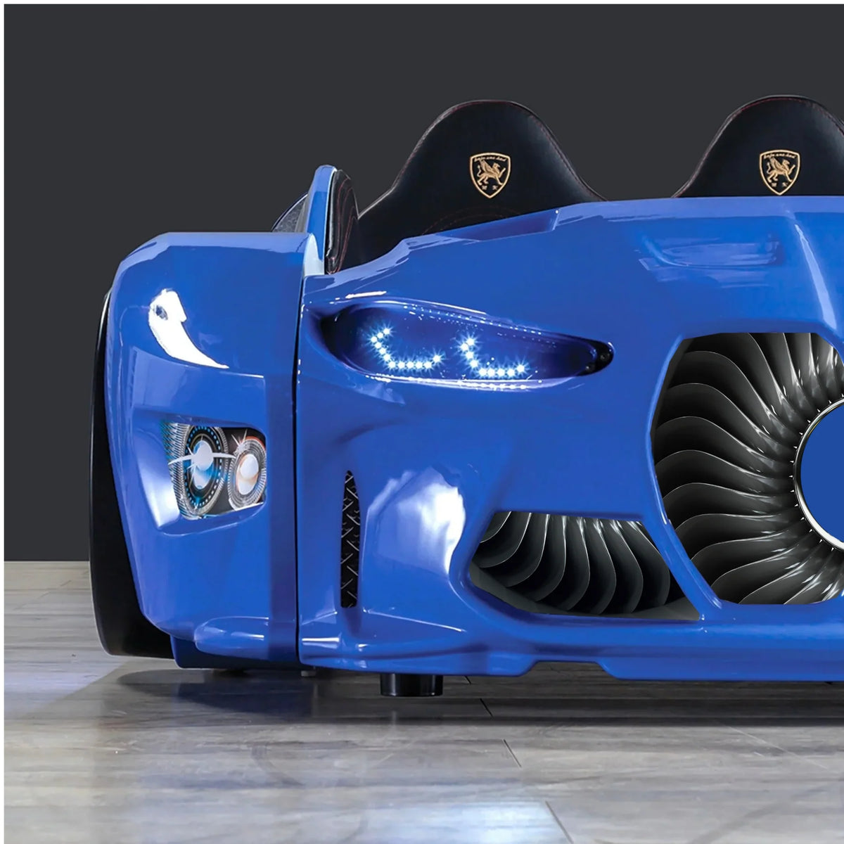 GTXR Super Twin Race Car Bed with LED Lights & Sound Effects Race Car Beds Race Car Beds