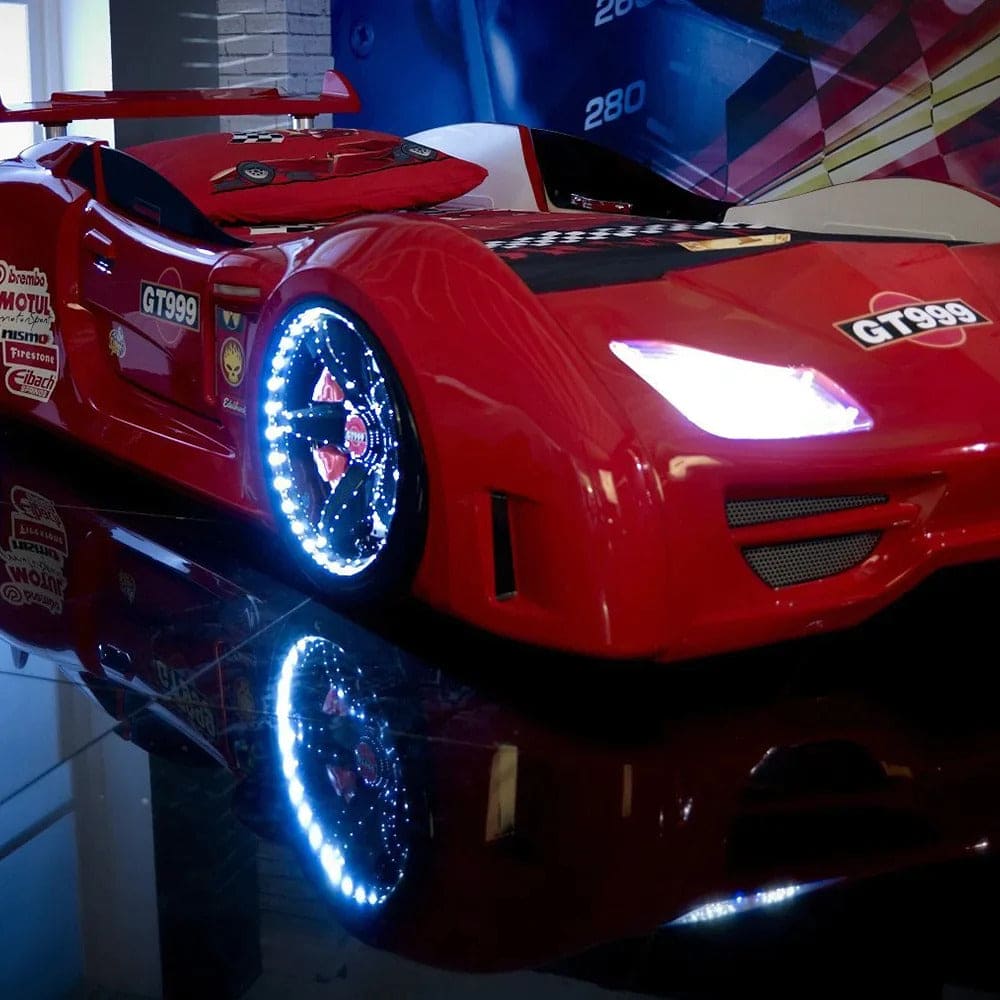 GT999 Race Car Bed with LED Lights & Sound FX