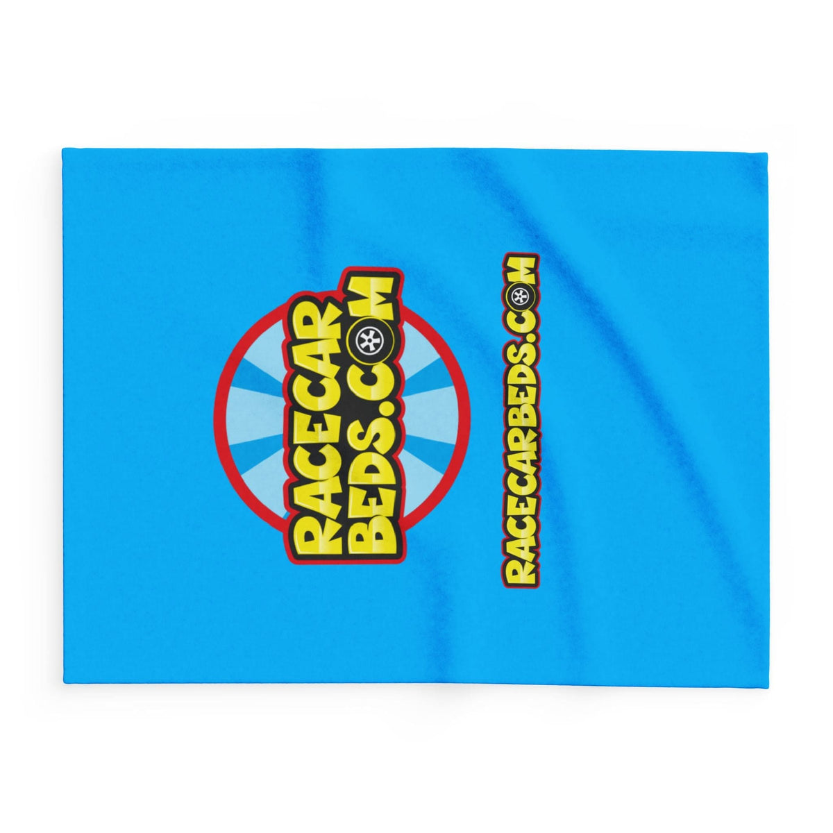 Race Car Beds Arctic Fleece Blanket – Soft Throw for Kids, Car Lovers & Race Day Decor, Blue