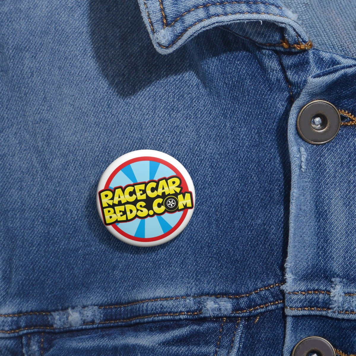 Race Car Beds Stylish Pinback Buttons