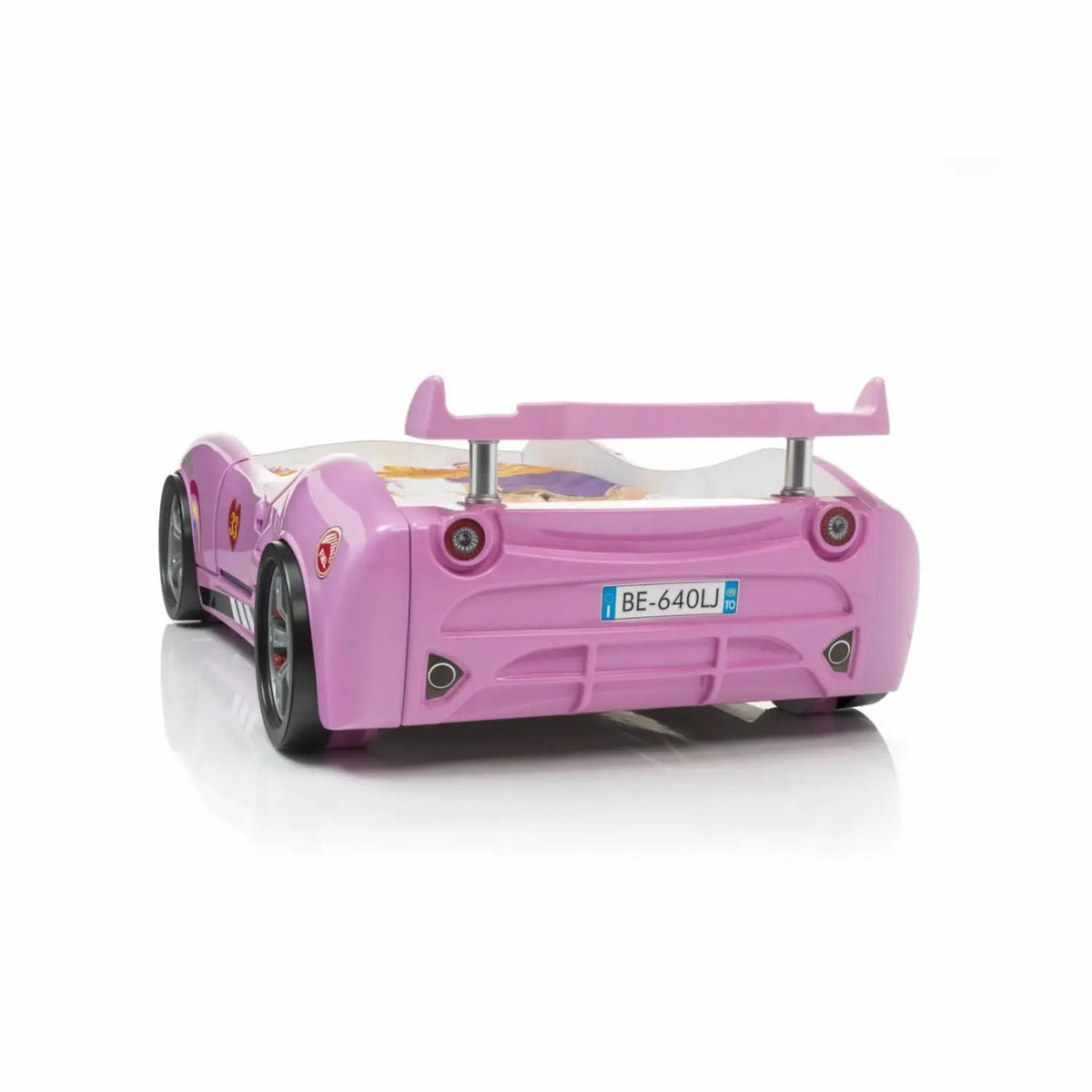 M3 INFINITI Twin Race Car Bed: Interactive Remote-Controlled LED Lights & Racing Sound FX