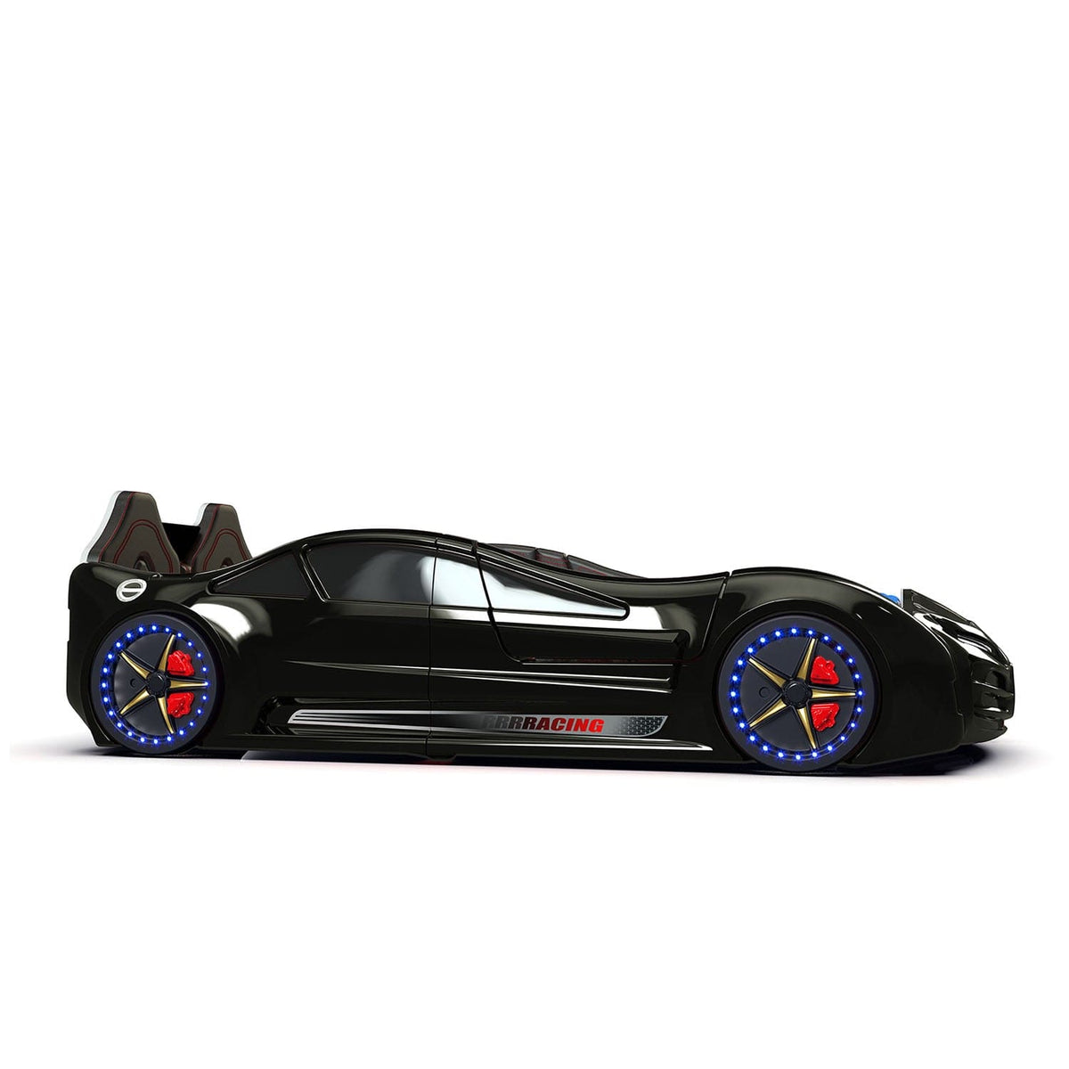 SPEEDY RX Twin Race Car Bed: Interactive LED Lighting & Realistic Engine Sound FX