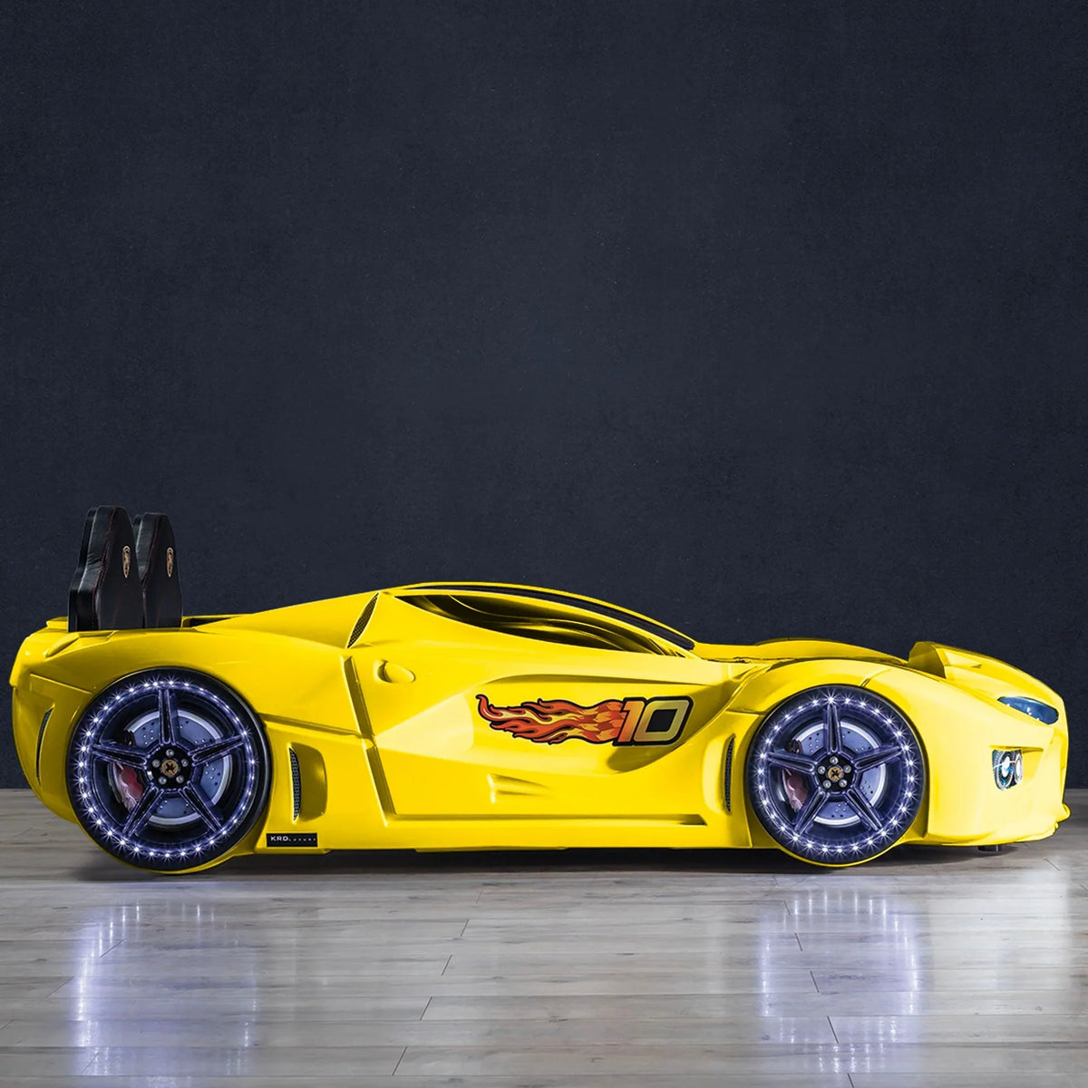 GTXR Super Twin Race Car Bed with LED Lights & Sound Effects Race Car Beds Race Car Beds