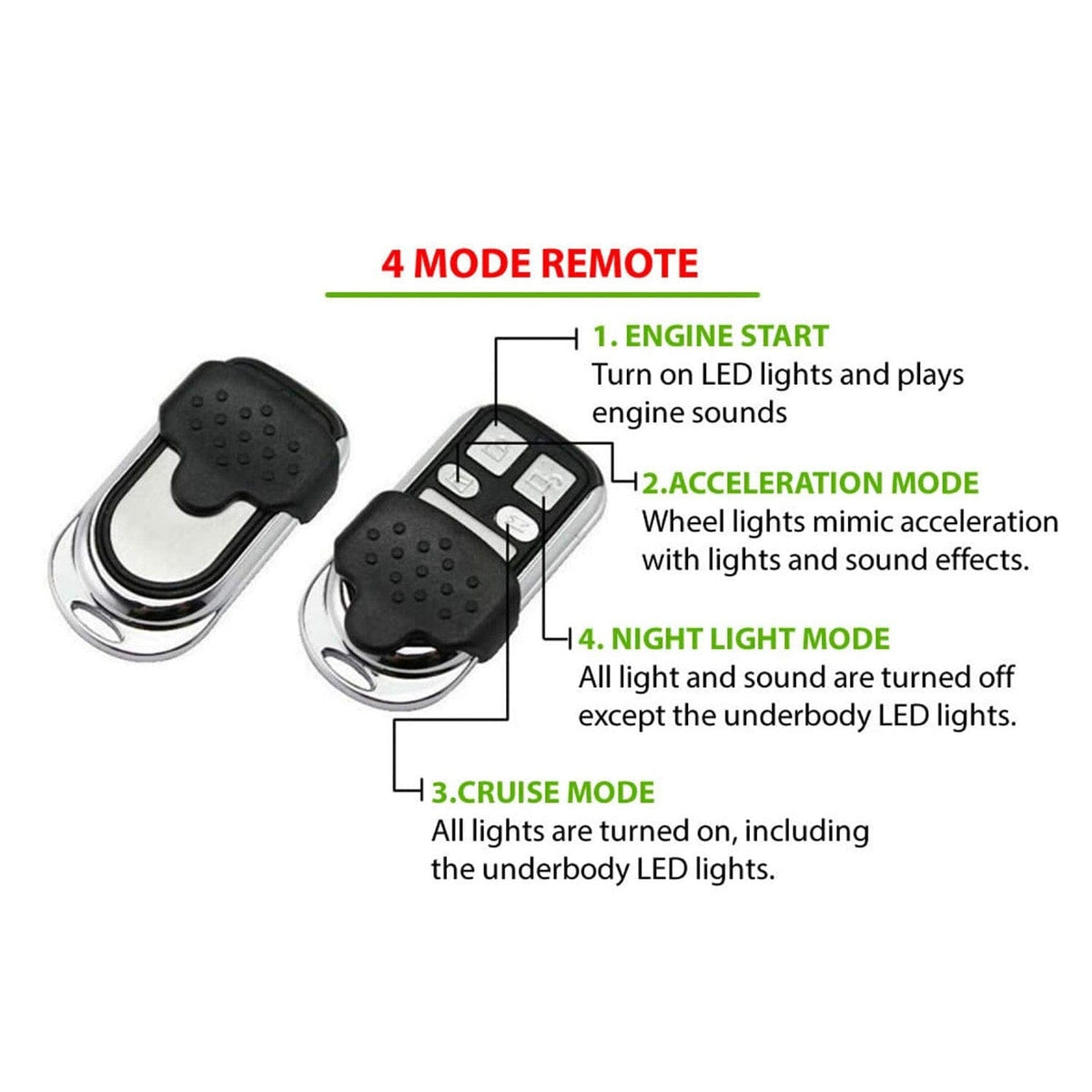 Universal Race Car Bed Remote Control – The "Key" to Lights & Sounds