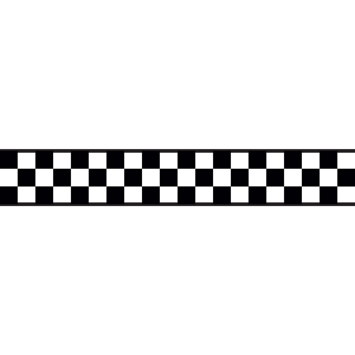 Checkered Racing Flag Wall Decal