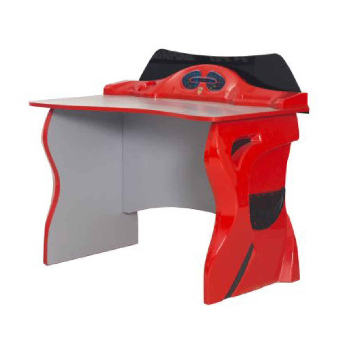 Race Car Garage Kids Study Desk Furniture Race Car Beds Red