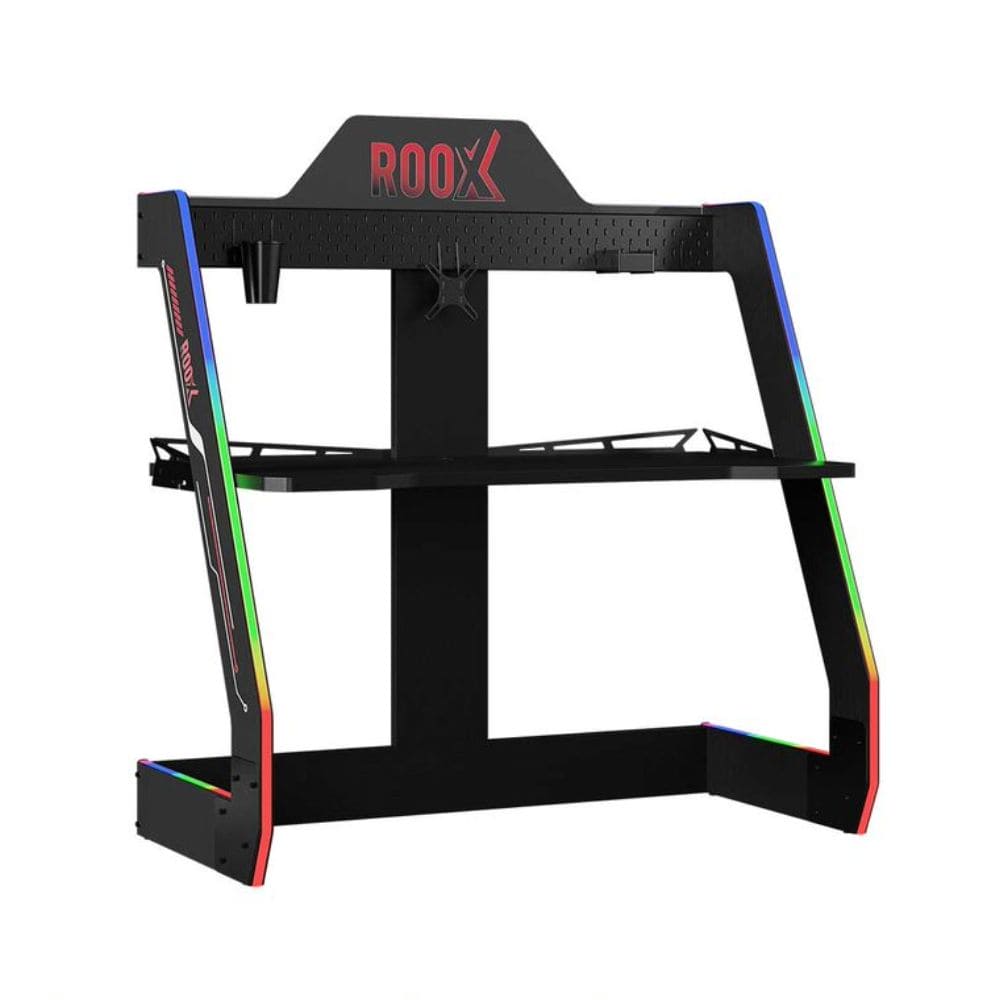 Roox LED Gaming Desk with Nightstand