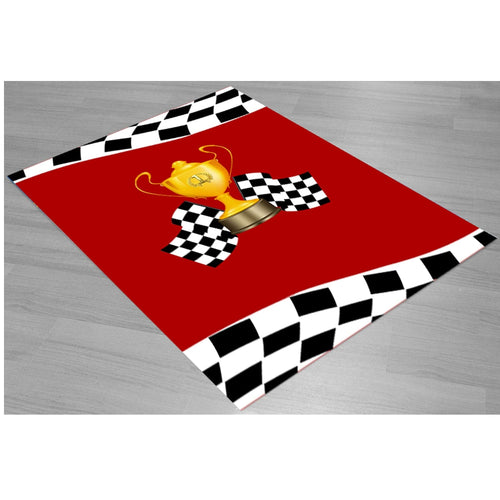 Racing Champion Kids Rug | Soft, Non-Slip Play Mat
