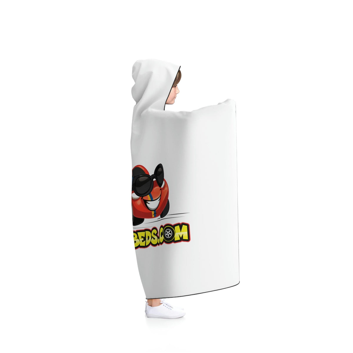 Race Car Beds Hooded Fleece Blanket, 50" x 40"