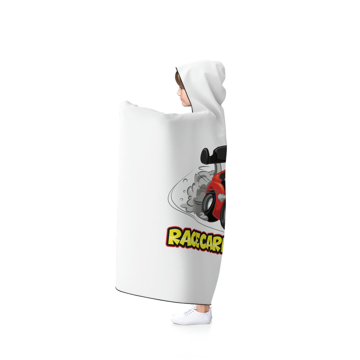 Race Car Beds Hooded Fleece Blanket, 50" x 40"