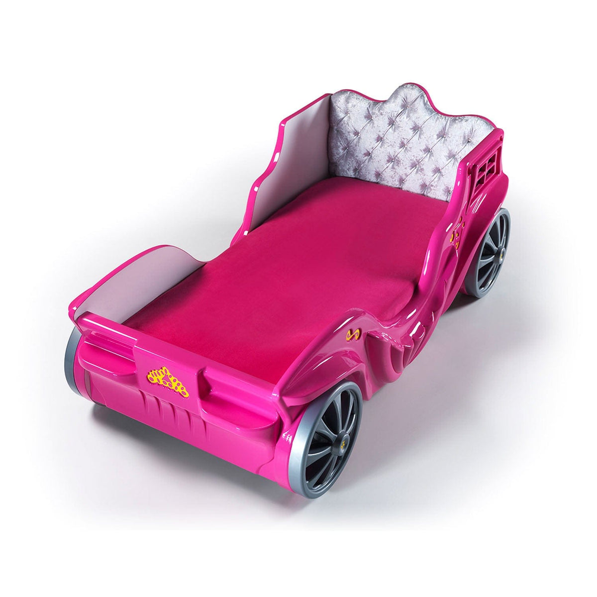 Princess Carriage Bed for Girls | LED Lights & Sound Effects