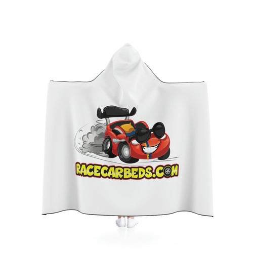 Race Car Beds Hooded Fleece Blanket, 50" x 40"