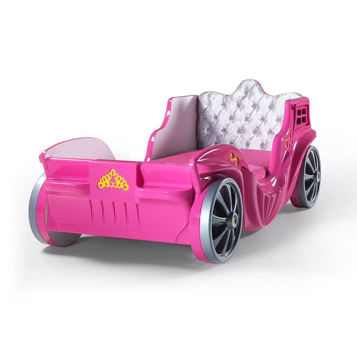 Princess Carriage Bed for Girls | LED Lights & Sound Effects